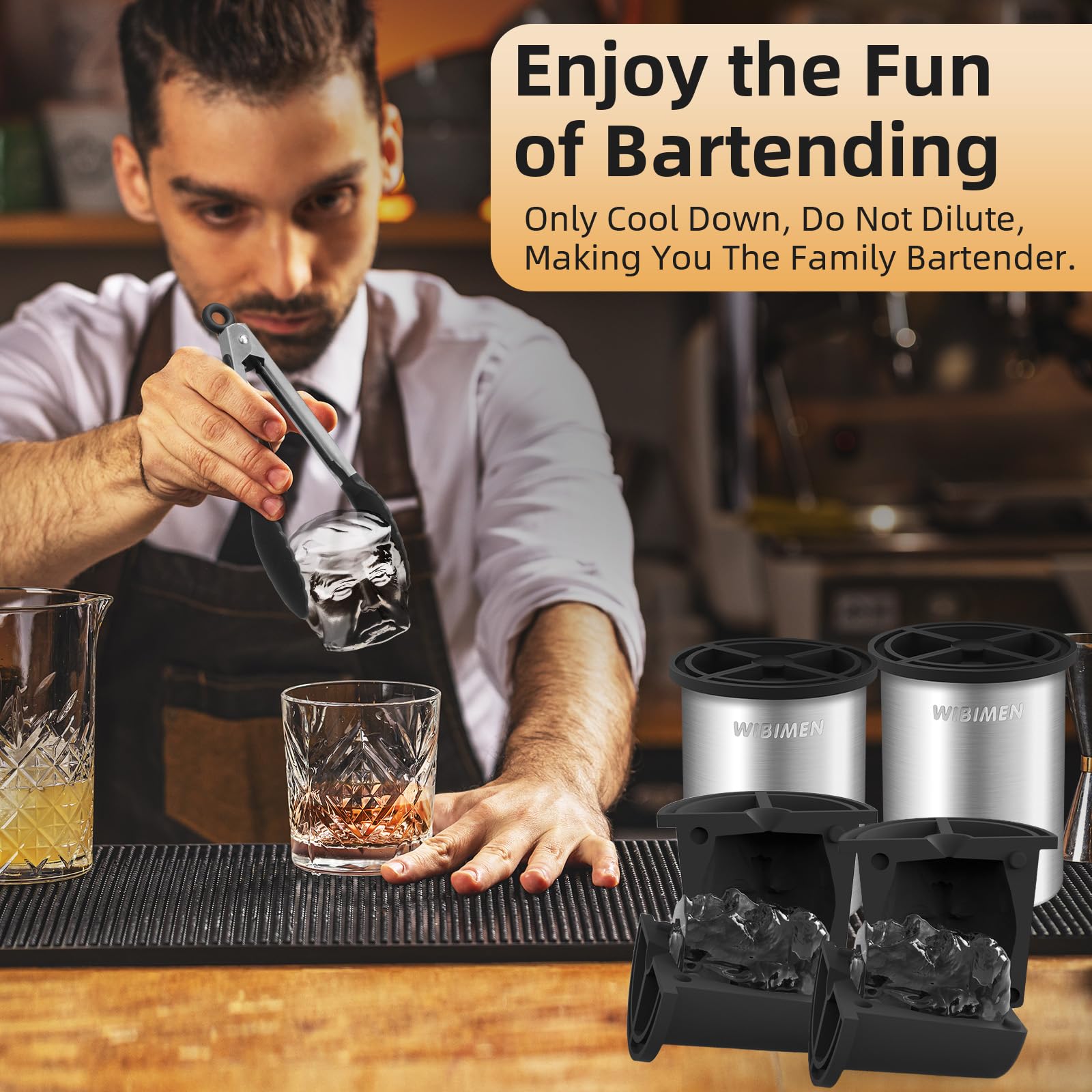 WIBIMEN easy-demold features a Y-shaped side to push the mold up.