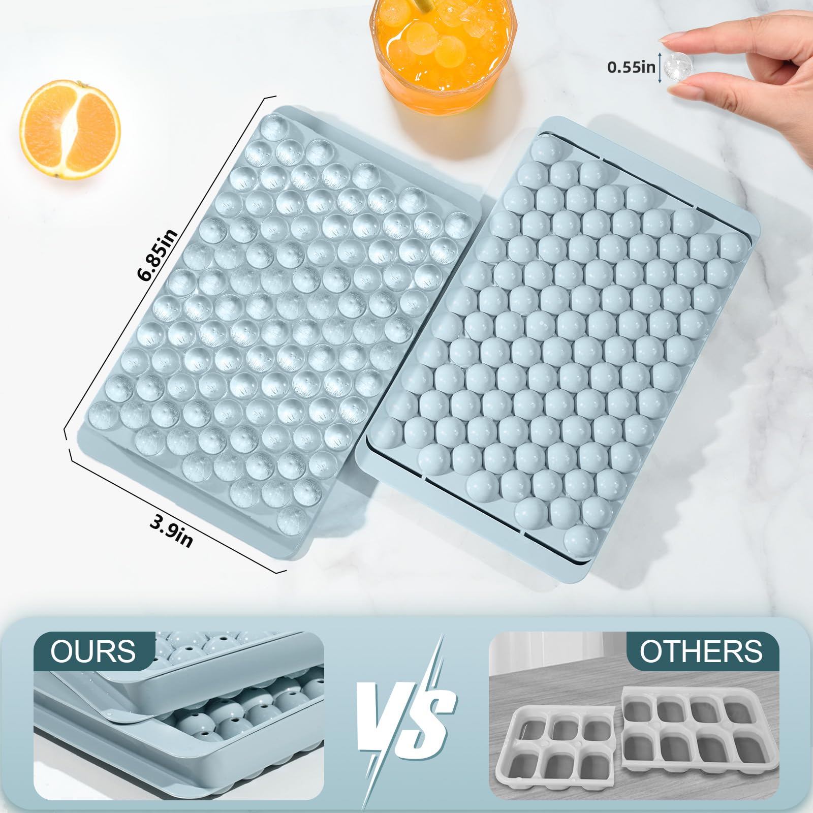WIBIMEN food-grade material ensures safe ice for beverages.