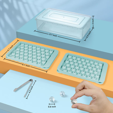 WIBIMEN freezer-stackable ice tray keeps ice organized.