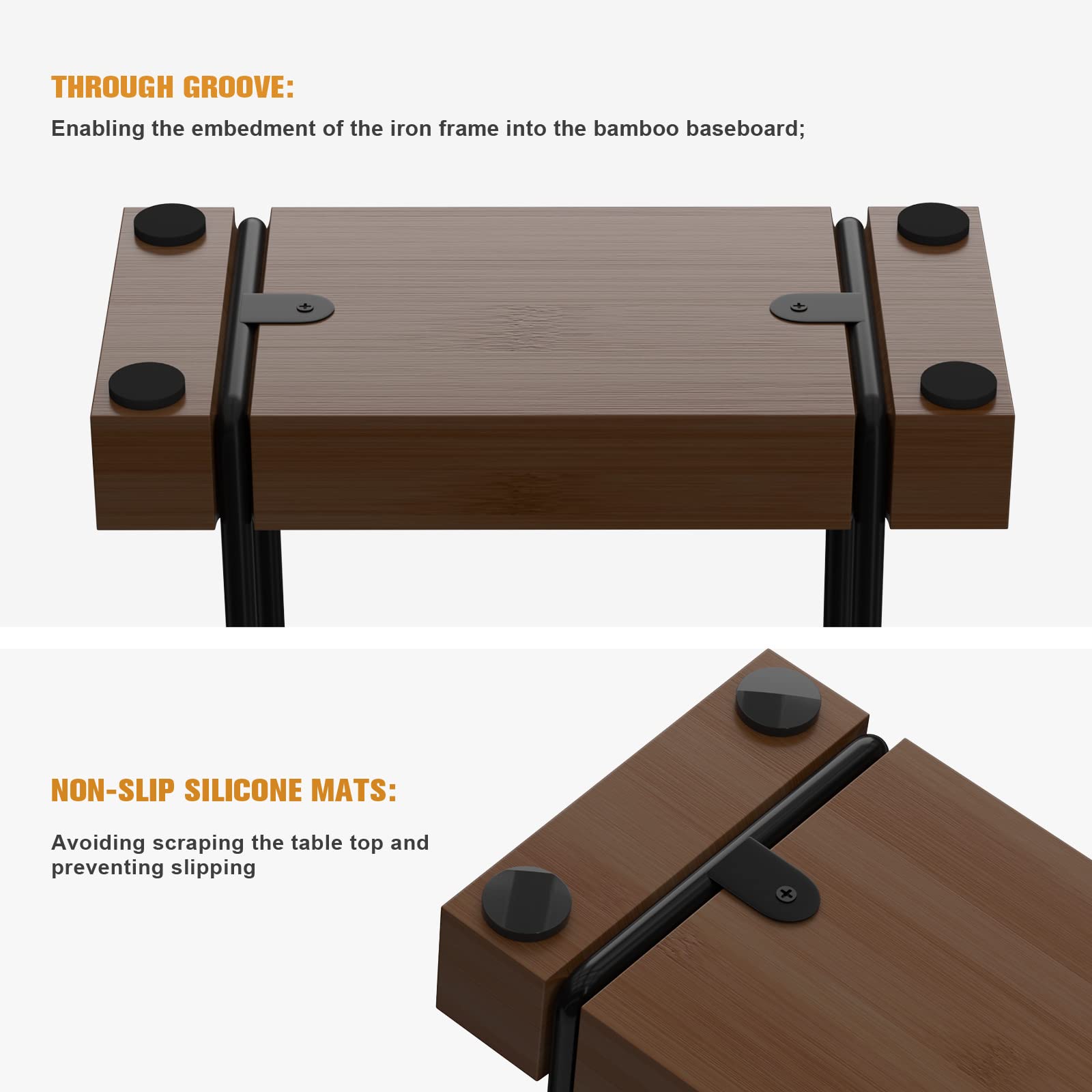 Wican dinner and cocktail setup napkin holder keeps napkins within easy reach.