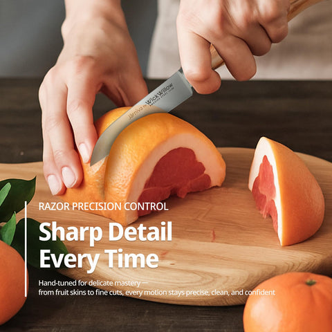 WICKWILLOW small kitchen knife ideal for fruit prep.