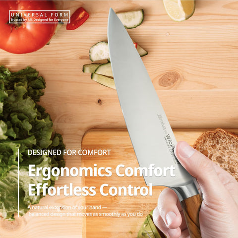 WICKWILLOW Swedish steel blade delivers durable edge retention.