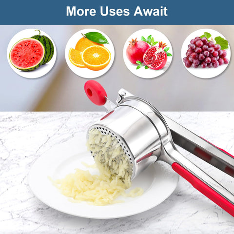 Dishwasher-safe WIHBOIR potato ricer ready for quick cleaning
