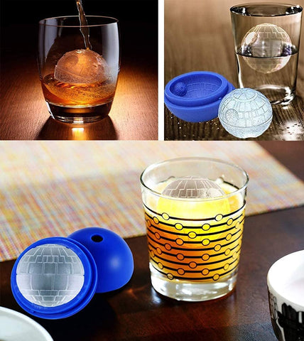 WiiRun ice ball in whiskey glass highlighting the 2.4-inch sphere