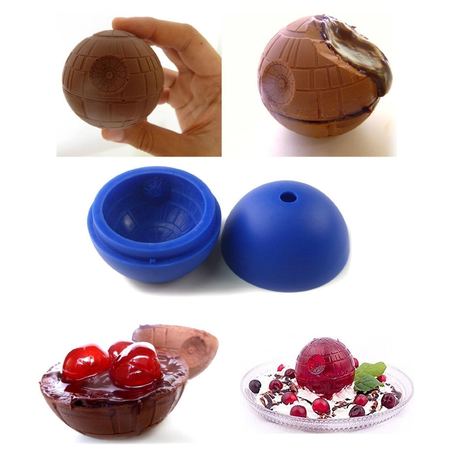WiiRun 2.4-inch ice ball size ideal for cocktails and champagne