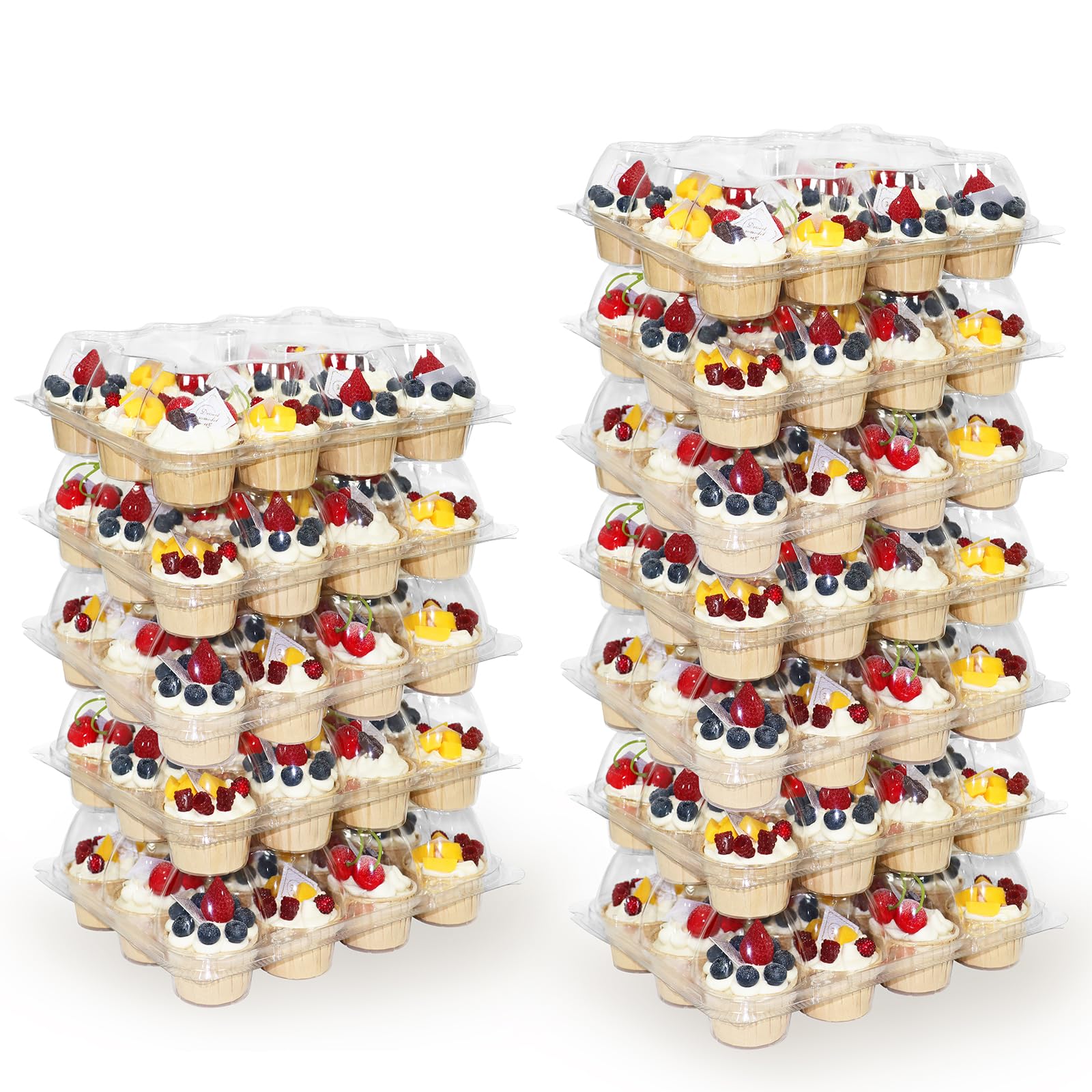 WIKDAY versatile dessert boxes suit cookies, donuts, and muffins.