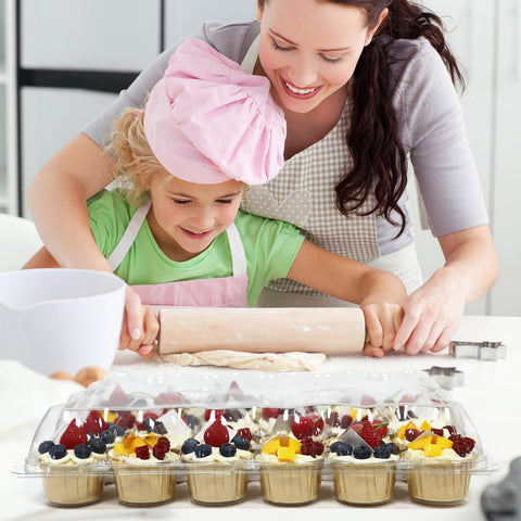 WIKDAY transparent display boxes showcase desserts while staying fresh