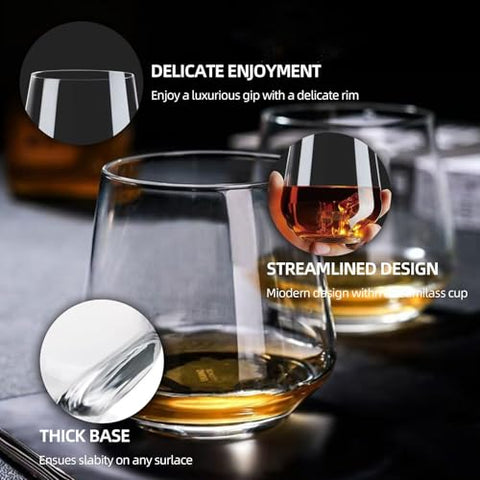 Wikerwang 13-5oz glasses for daily use, ideal for wine or cocktails.