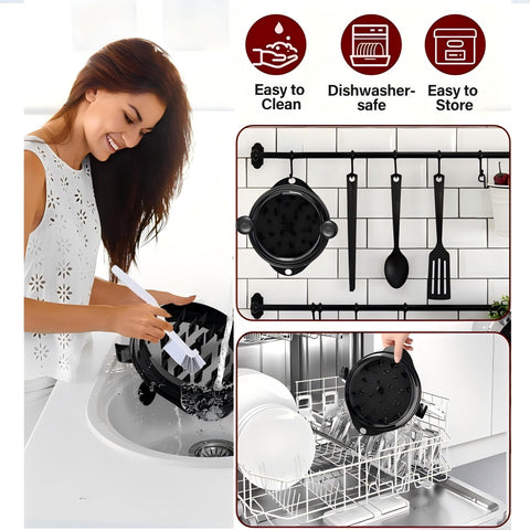 Wiki Jooy chicken shredder dishwasher safe — anti-slip base for stable use.