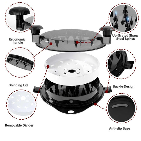 Wiki Jooy meat shredder stainless spikes — robust spikes for thorough shredding.