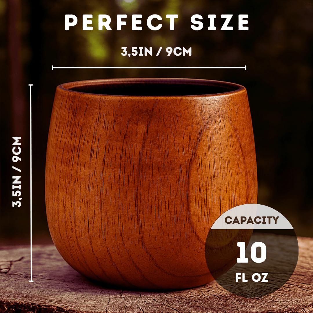 Wild Wood Works two-piece set showcasing handcrafted wood charm