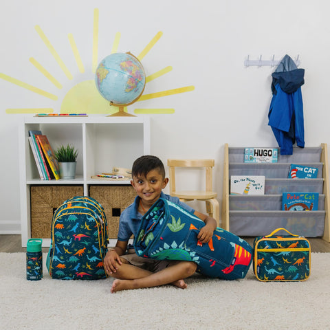 Wildkin easy-clean fabric makes cleanup quick after lunch at home or school