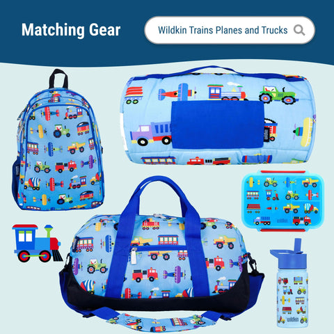 Wildkin lunch box coordinates with other Wildkin items for a cohesive look.