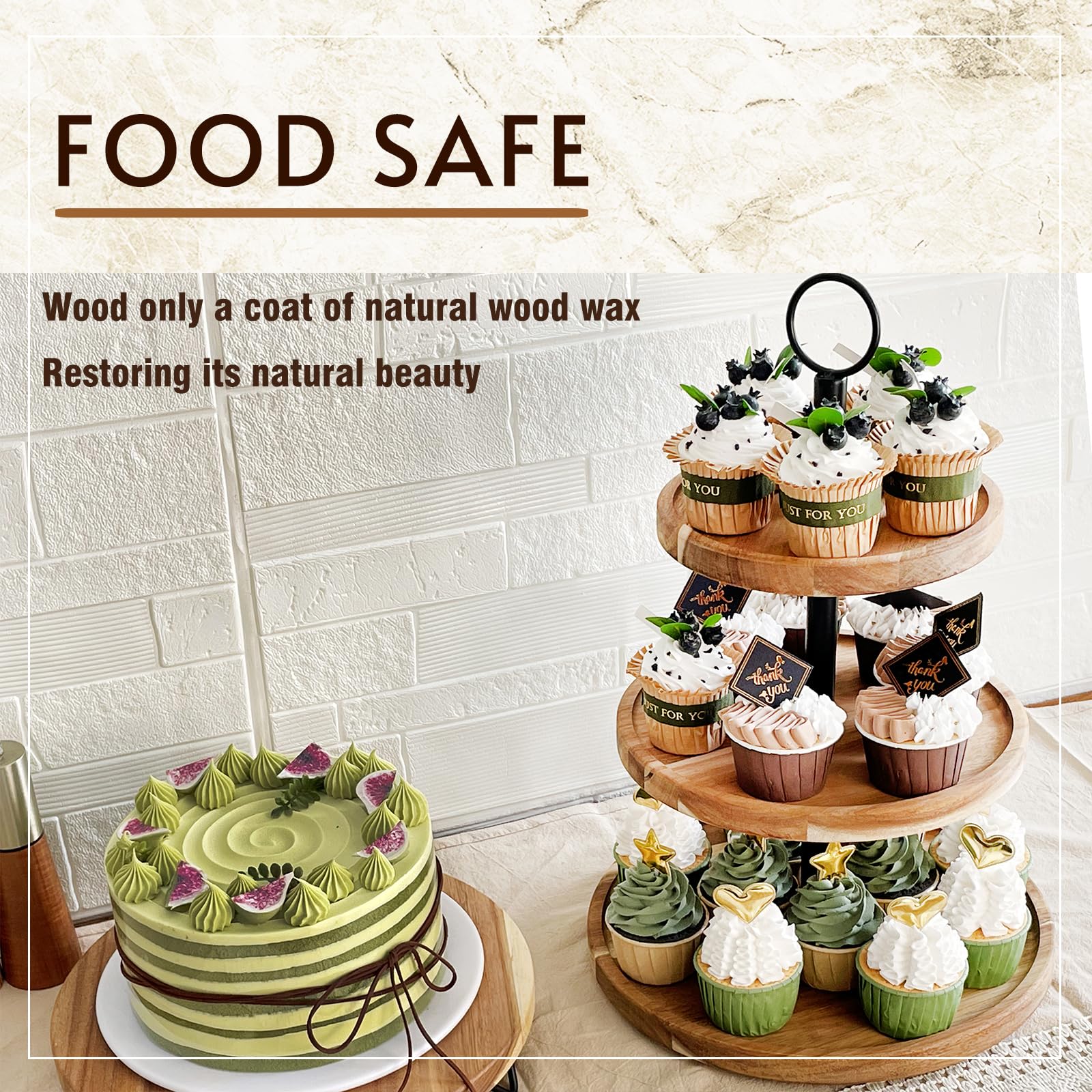 WILDMOS easy assembly tiered tray ships with clear instructions for quick setup.