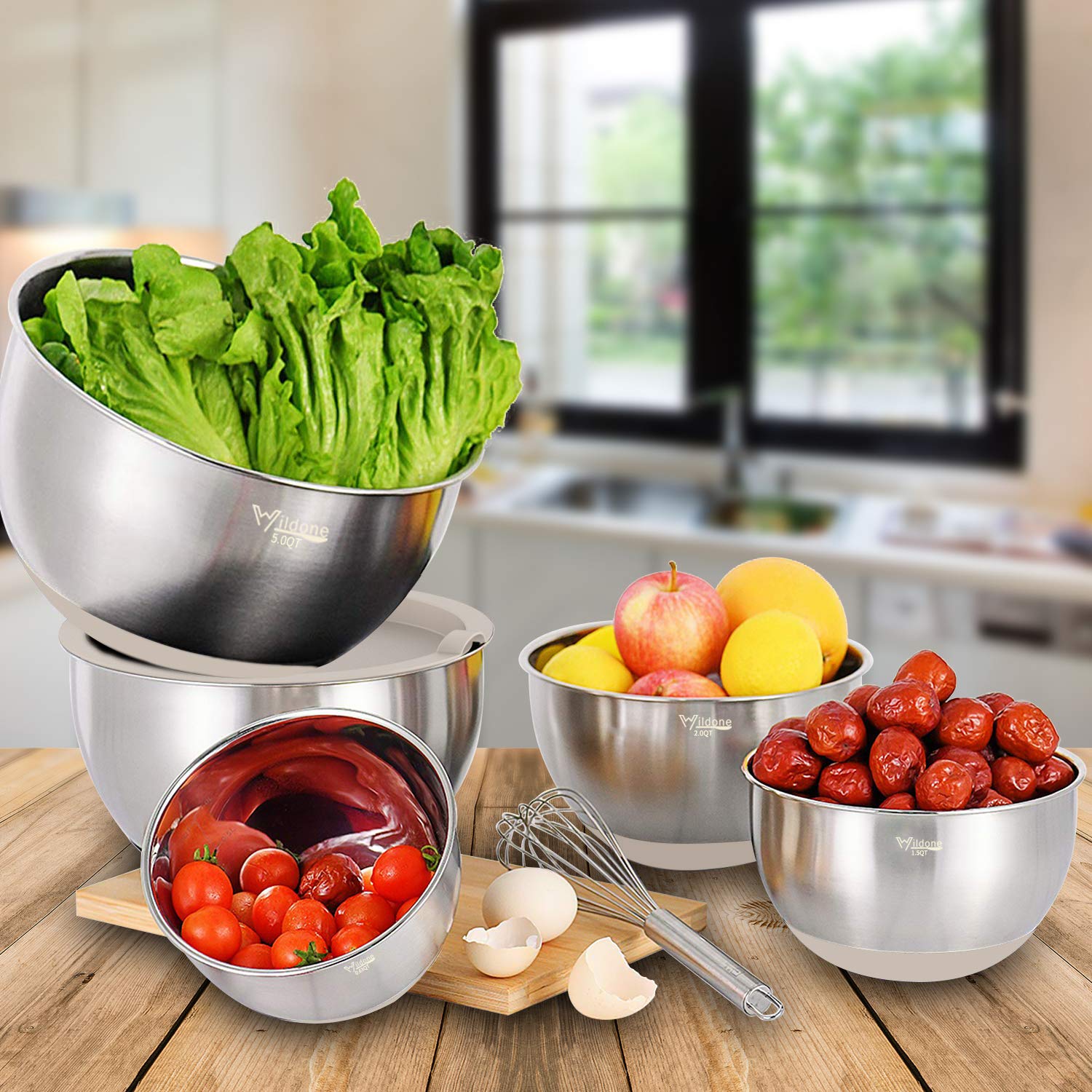 Wildone nesting design saves cabinet space while keeping bowls accessible