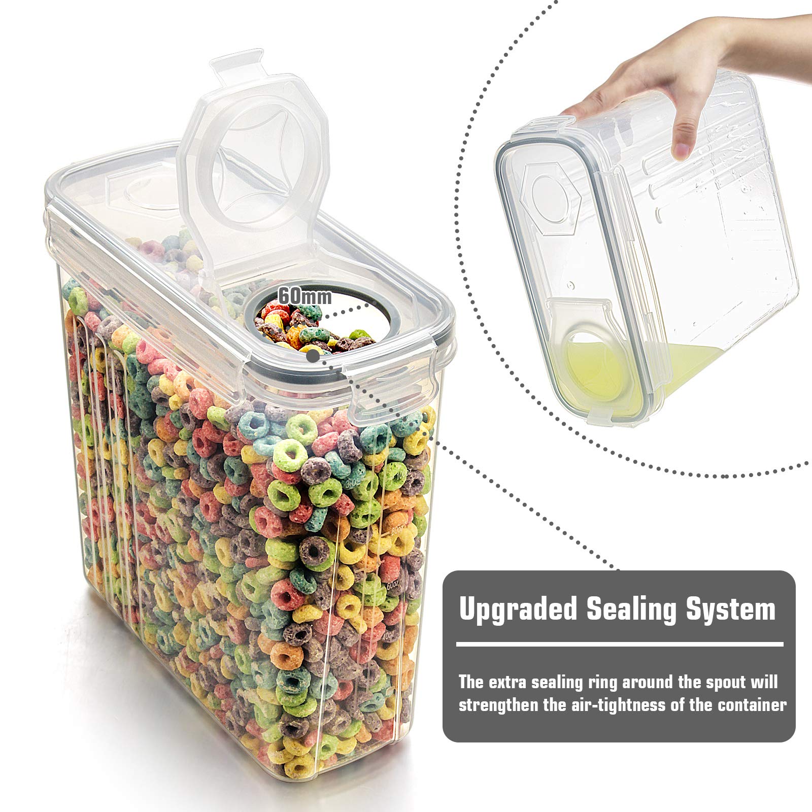 Wildone BPA-free plastic storage supports safe food storage.