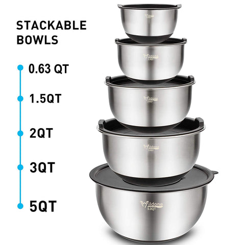 Wildone durable stainless steel construction with mirror interior and brushed exterior.