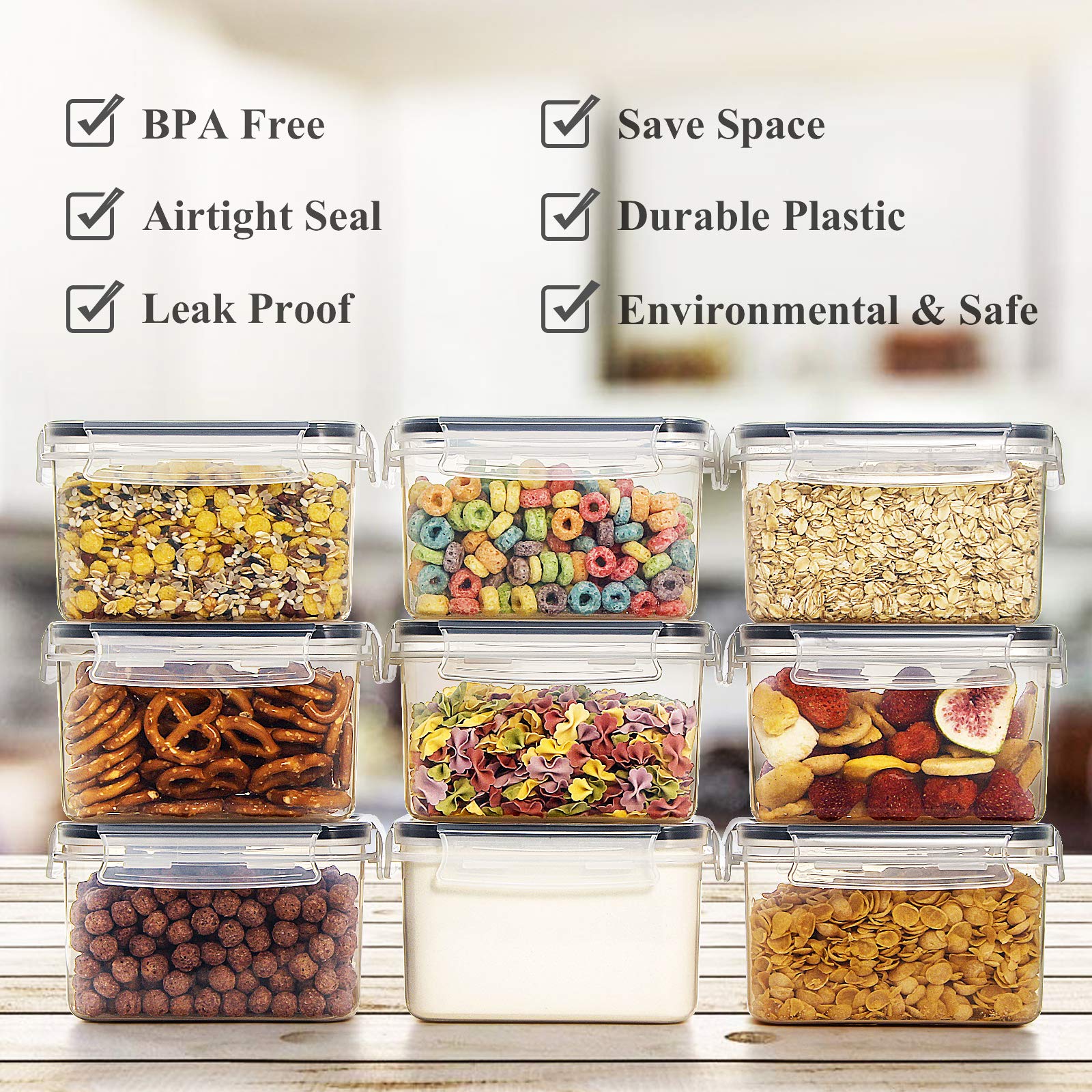 Wildone four-sided locking lids close-up showing secure seal for fresh contents.