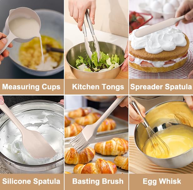 Wildone measuring cups and spoons for quick, precise prep.