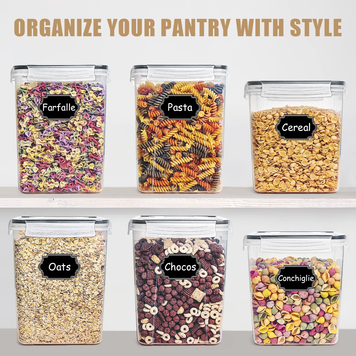 Wildone includes 20 chalkboard labels and marker for organization