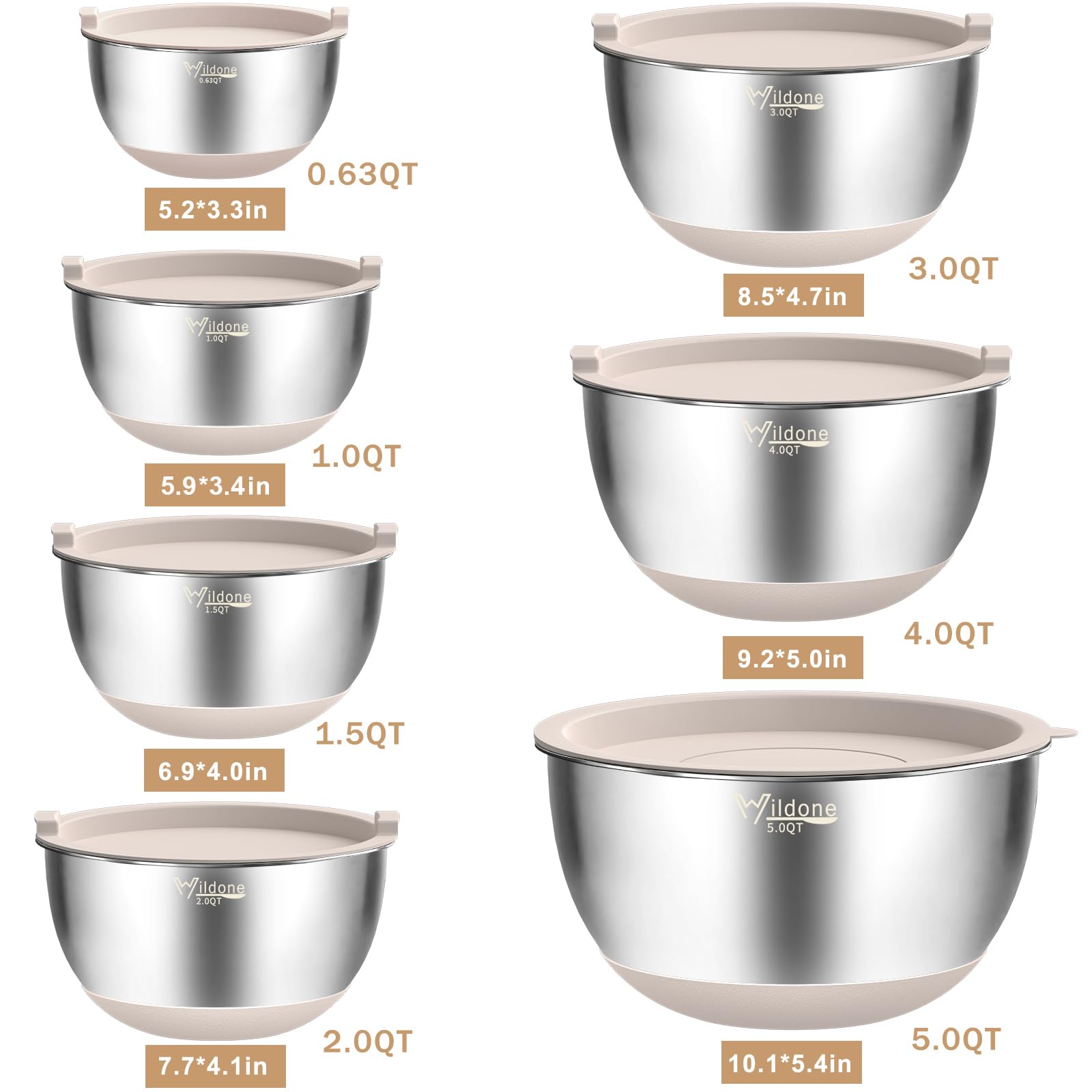 Wildone bowls are dishwasher-safe, making cleanup easier.