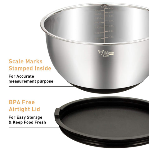 Inside view of Wildone nesting bowls emphasizing space-saving design.