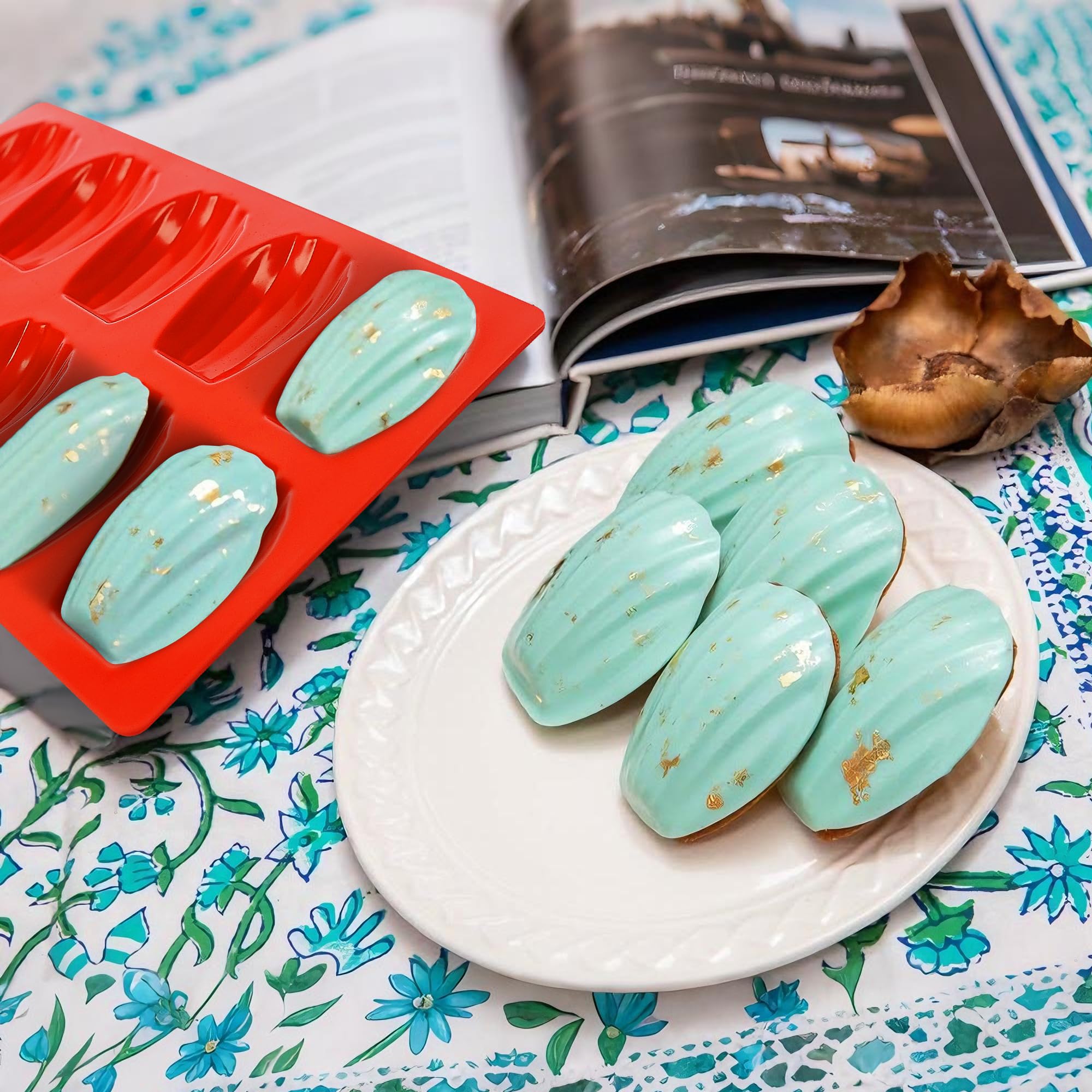 Wilewir dishwasher-safe Madeleine pans simplify cleanup after baking sessions