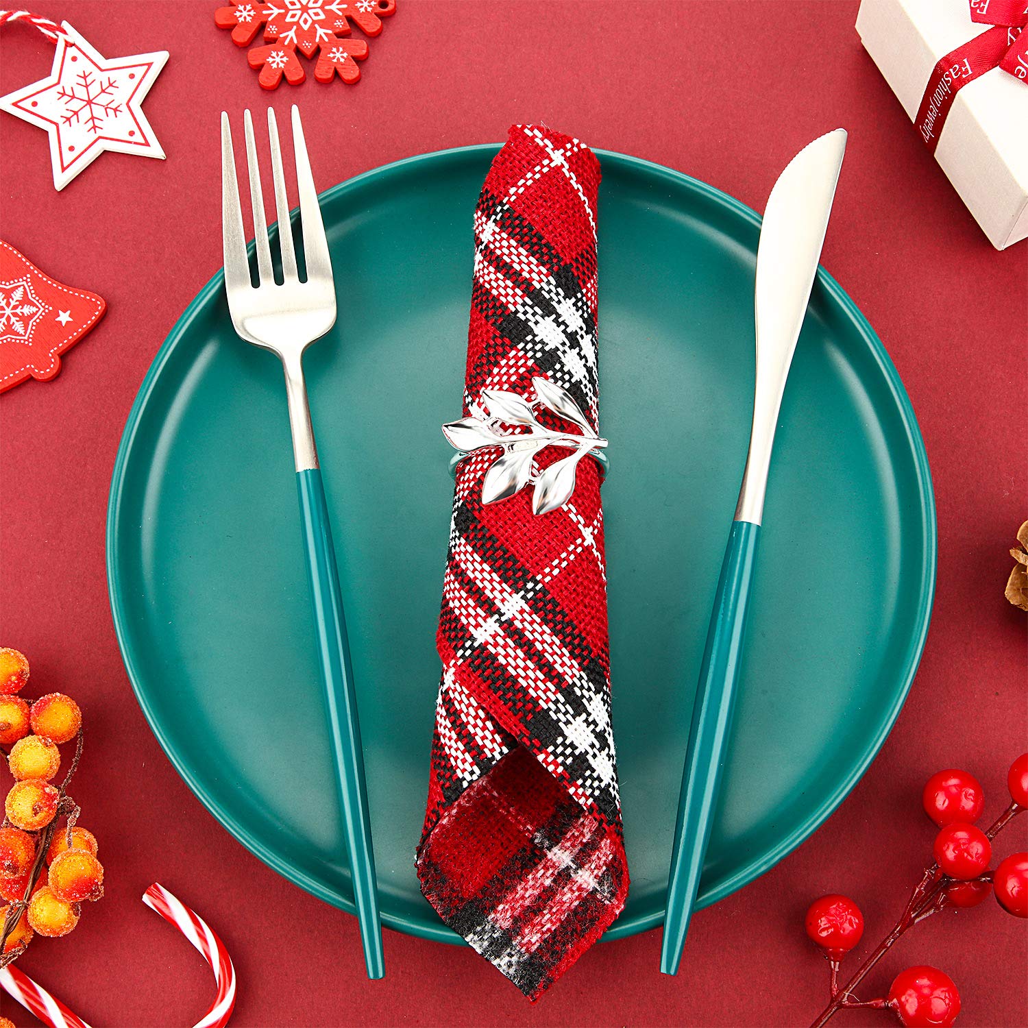 Willbond reusable metal napkin rings durable for multiple celebrations.
