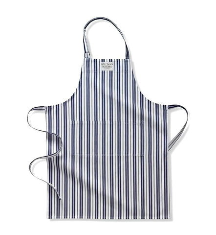 Williams-Sonoma Classic Apron in navy, durable cotton for everyday cooking and tool protection.