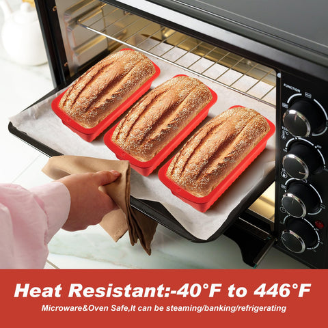 Willinglong loaf pans are easy to clean after baking.