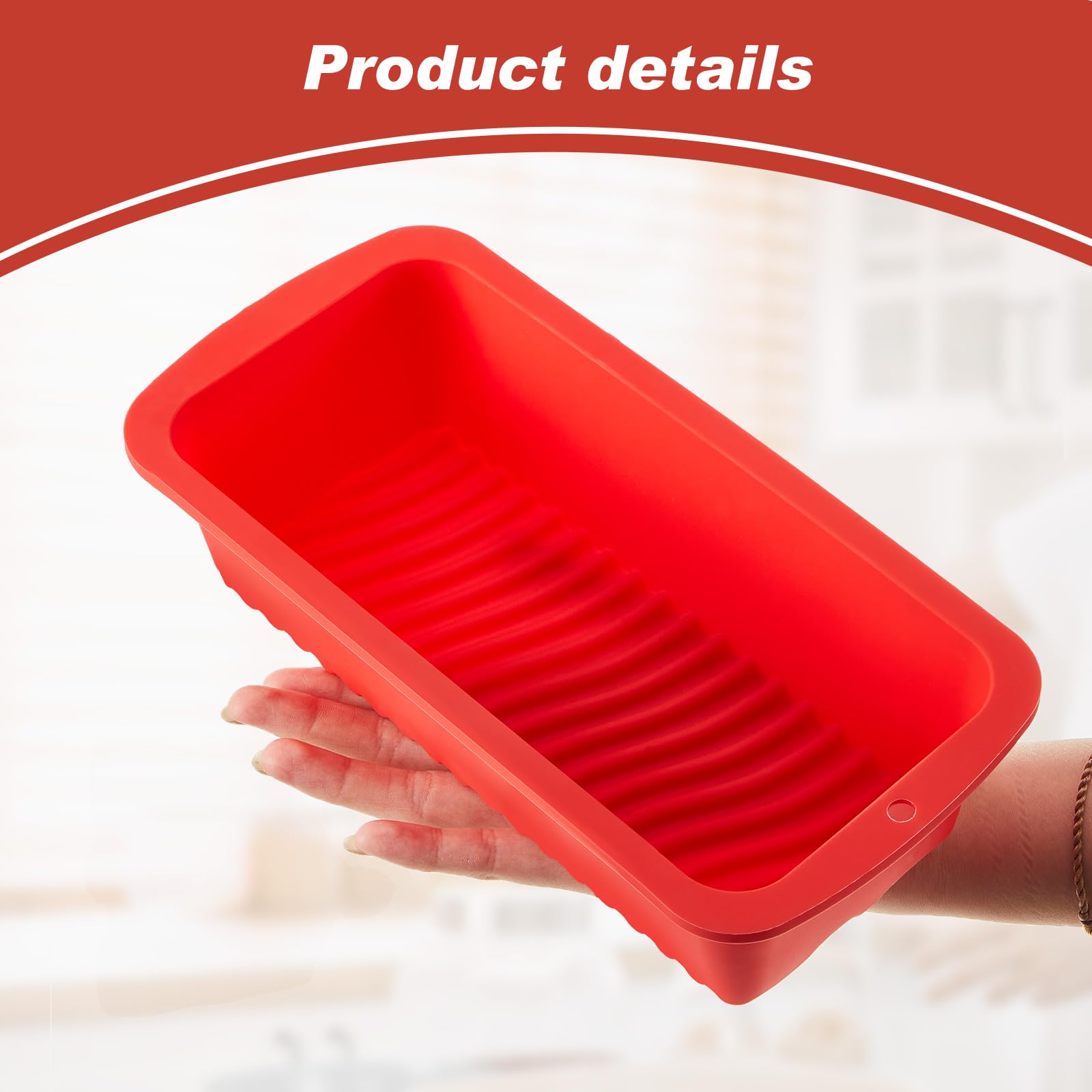 Willinglong silicone loaf pan in use for baking bread and brownies.