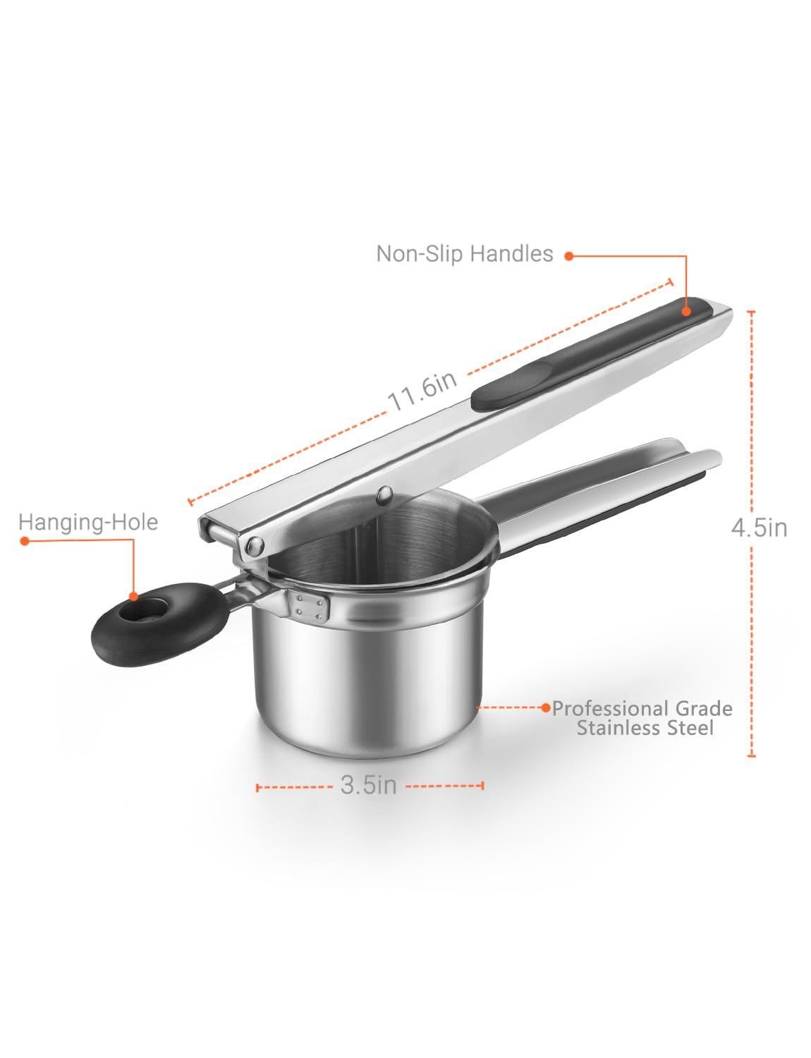 Willizter ricer dishwasher-safe for easy cleanup.