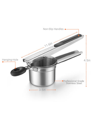 Willizter ricer dishwasher-safe for easy cleanup.