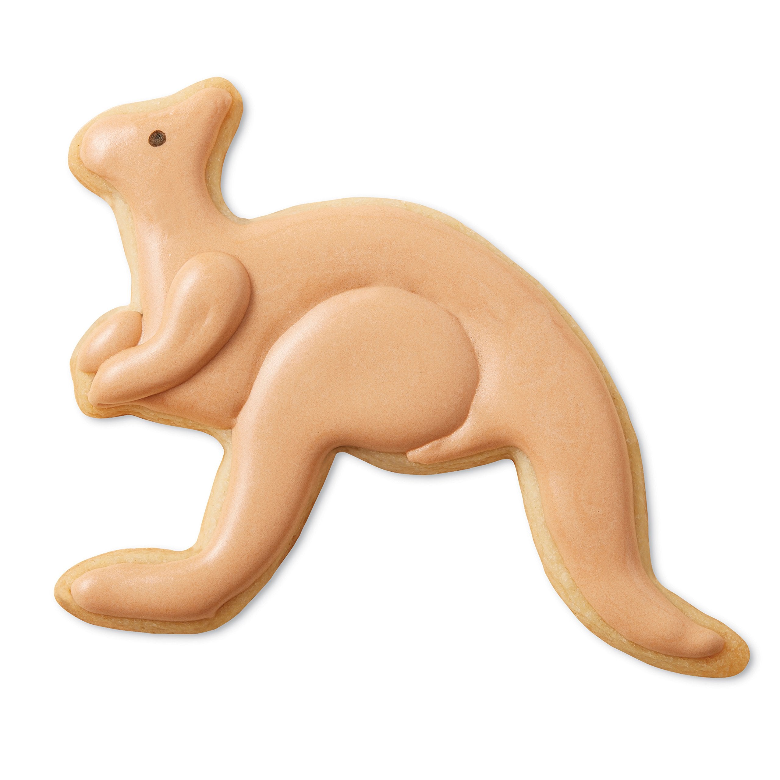 Wilton kangaroo cookie cutter provides hop-ready cookies for kids' crafts.