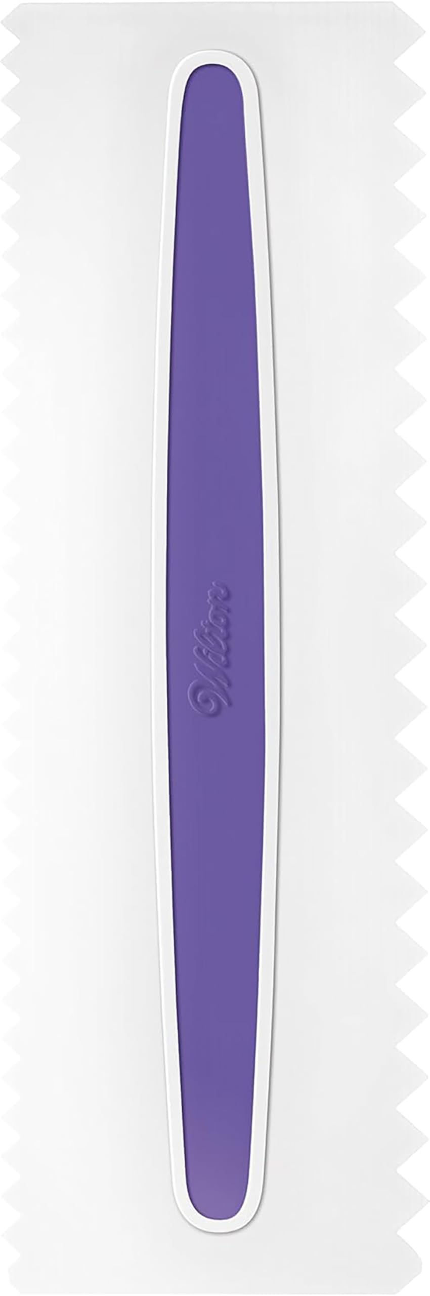 Wilton Comb Icing Smoother 9 by 3 inch size fits standard cake decorating workflows.