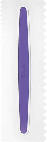 Wilton Comb Icing Smoother 9 by 3 inch size fits standard cake decorating workflows.
