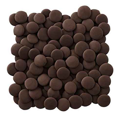 Wilton Dark Cocoa Candy Melts pour smoothly for drizzling pretzels and cake decorating.