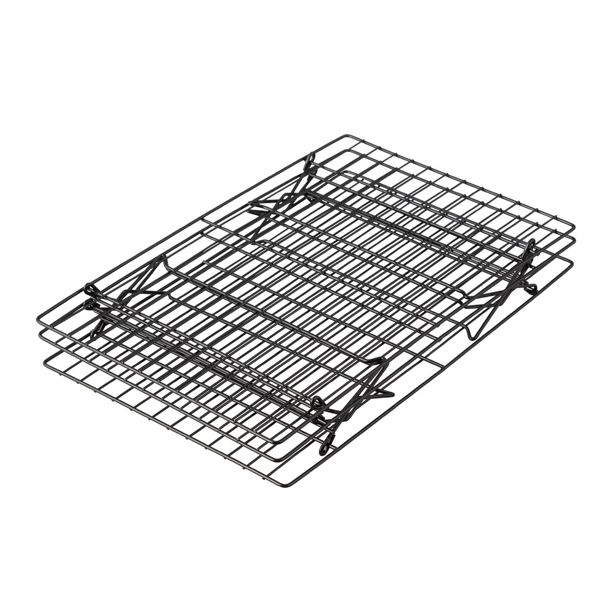 Wilton Excelle Elite 3-Tier Cooling Rack cools cookies evenly across three levels.