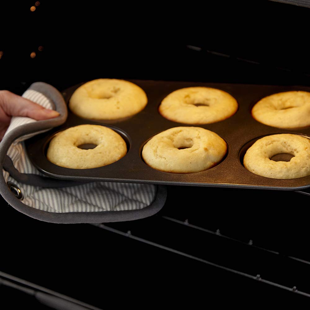 Wilton Gold donut pan set durable non-stick coating resists warping