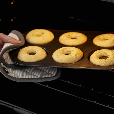 Wilton Gold donut pan set durable non-stick coating resists warping