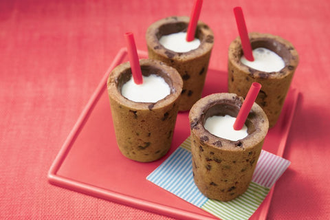 Wilton shot glass cups are great for mousse, ice cream, or milk fillings.