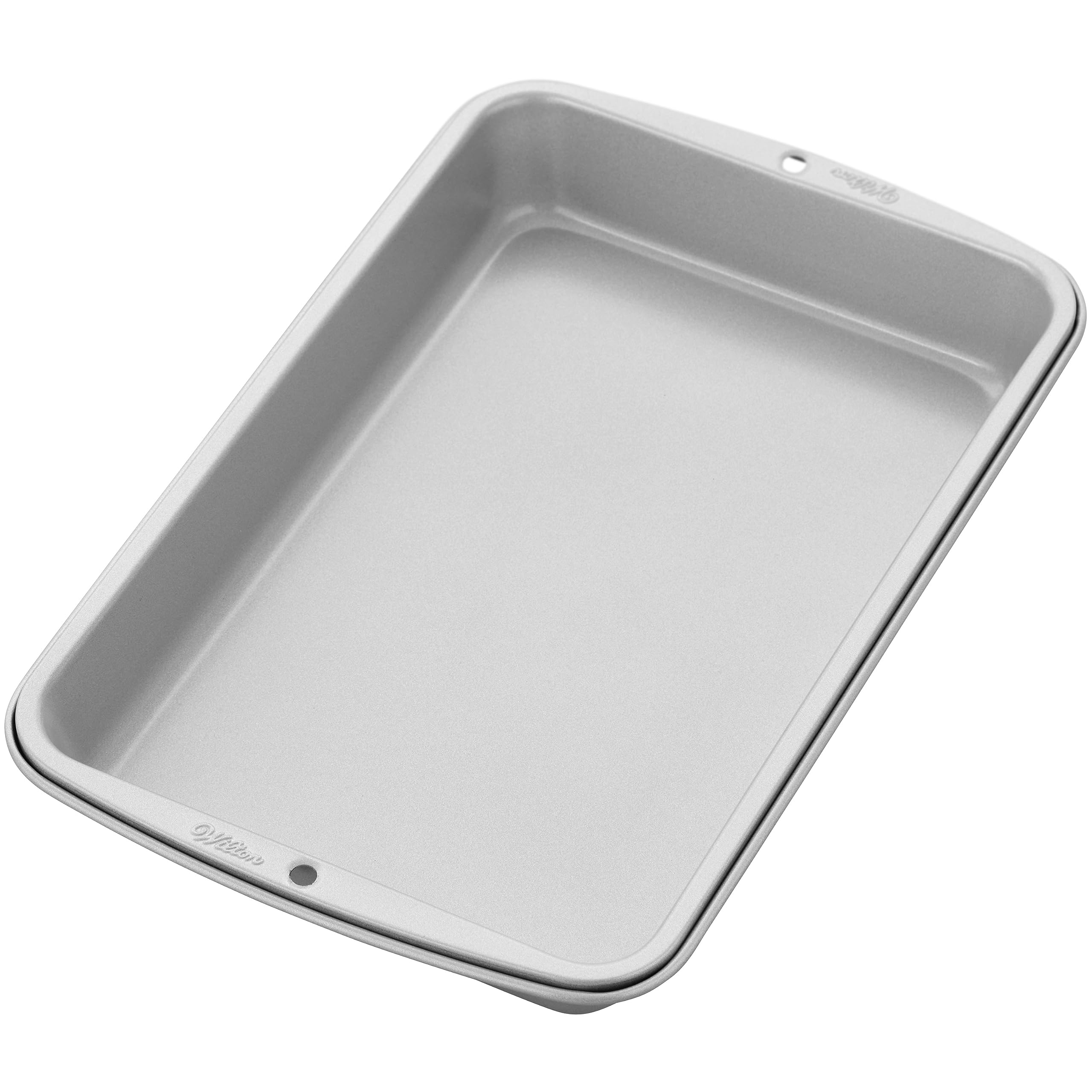 Non-stick coating allows easy release and quick cleanup on Wilton pans.