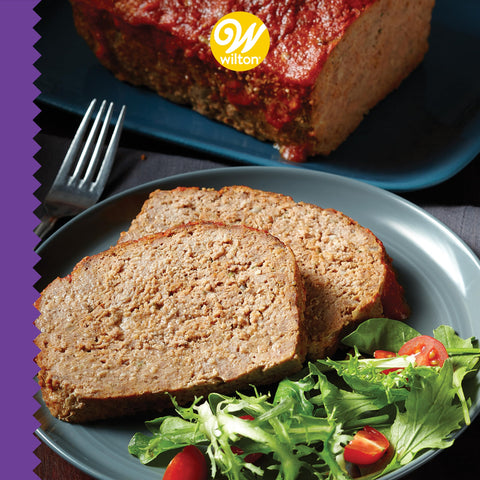 Wilton Perfect Results meatloaf pan is dishwasher safe for quick cleanup.