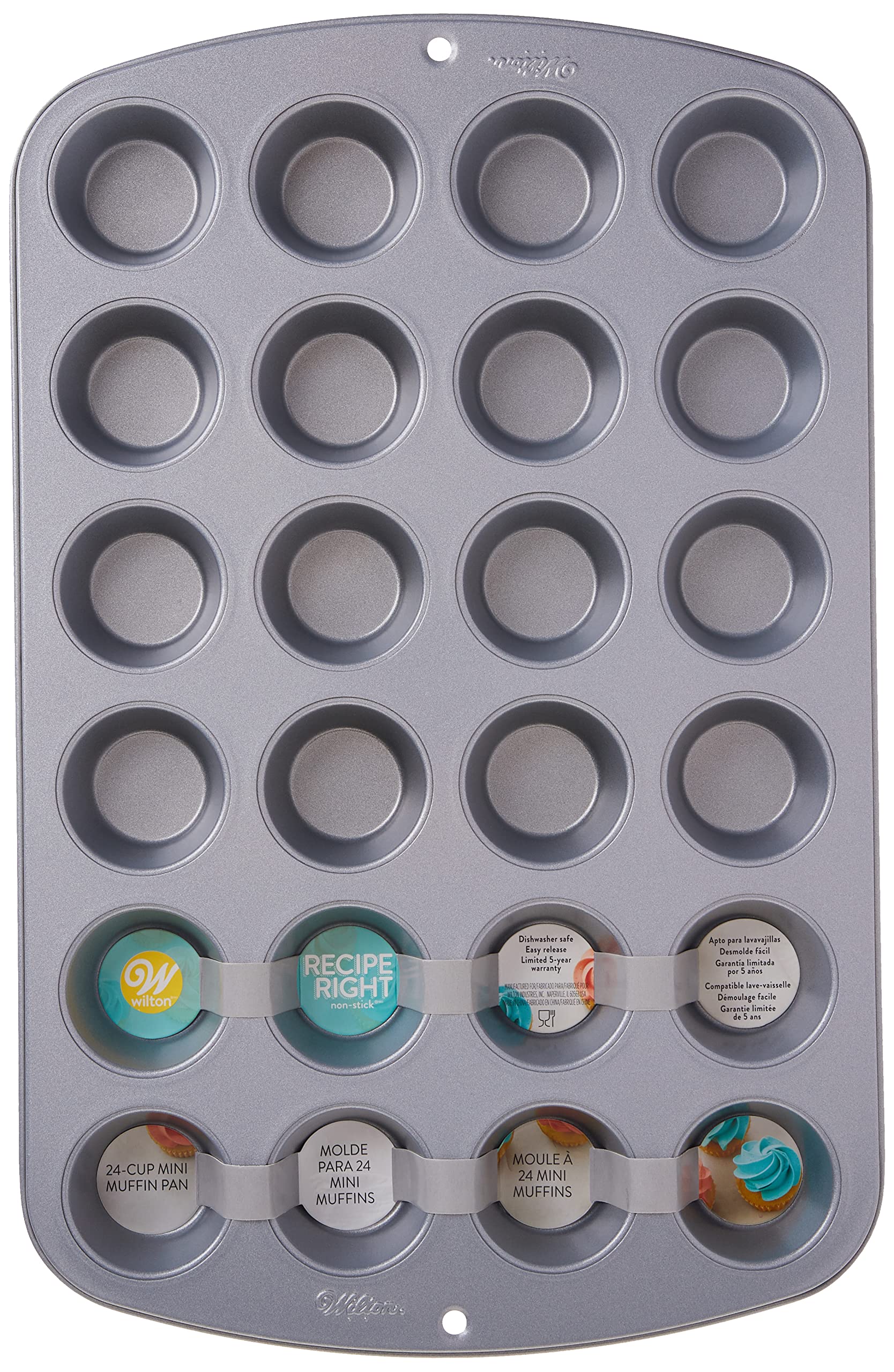 Wilton pan ideal for brunch batches and party-friendly bite-sized treats