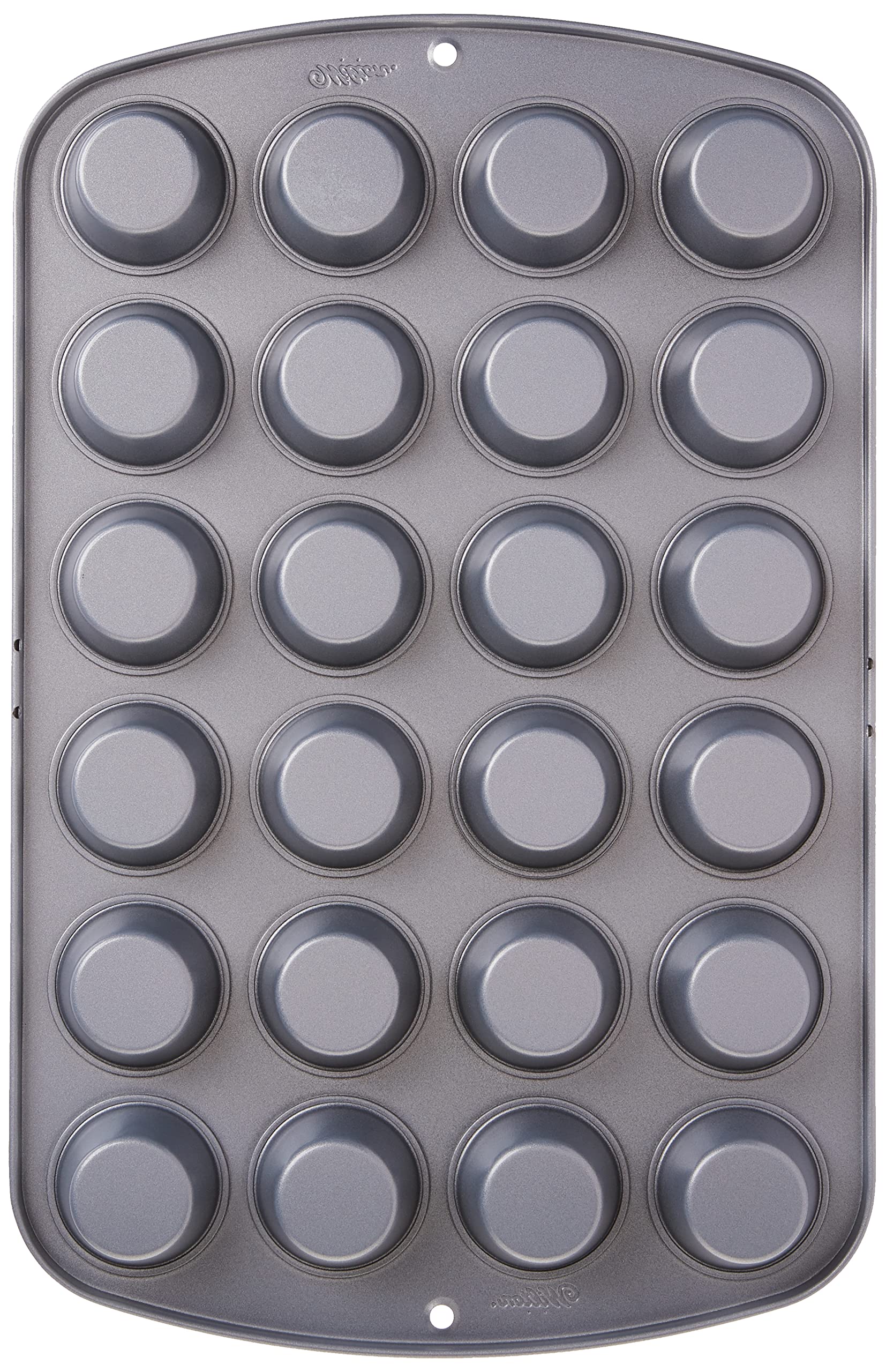 Wilton pan with heavy-gauge steel provides consistent browning across all cups