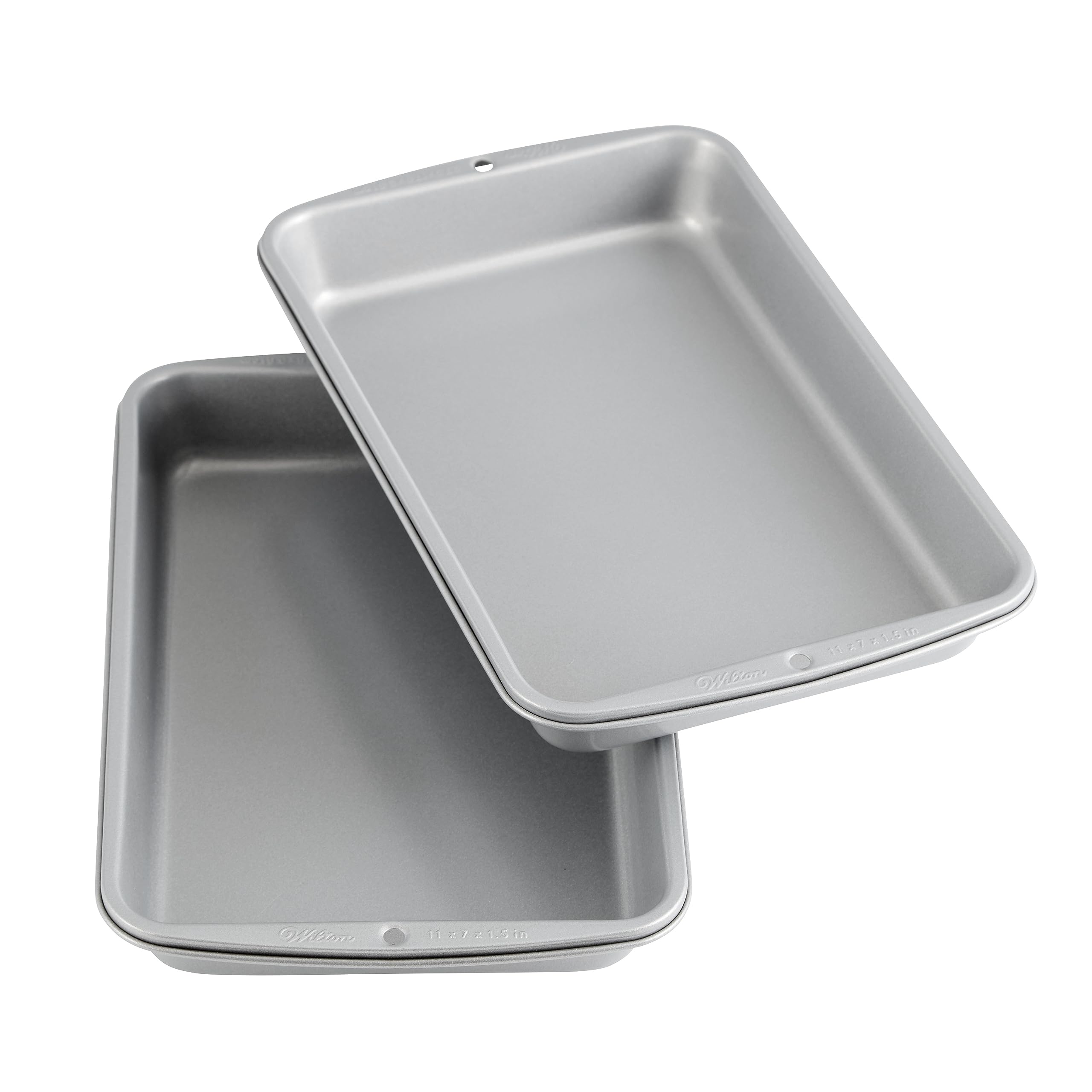 Wilton Recipe Right non-stick biscuit and brownie pan set for even baking.