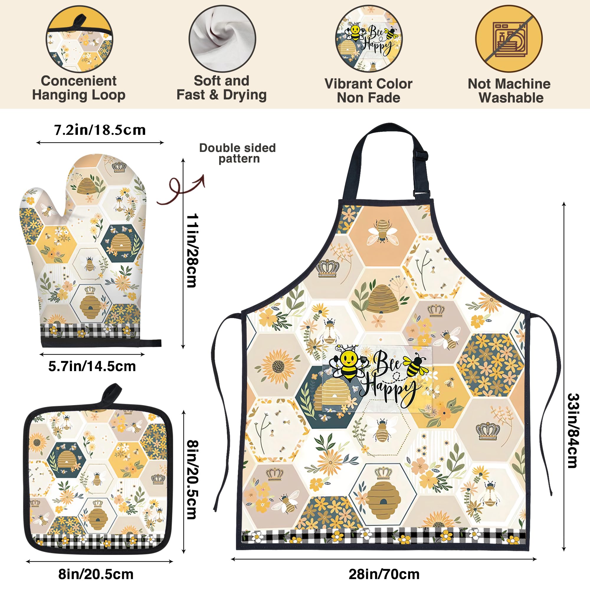 Wimabuden Bee Gift pot holder for durable protection and tidy storage