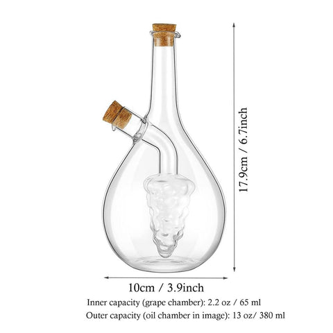 WINAKUI vinegar compartment view enables separate pouring for dressings.