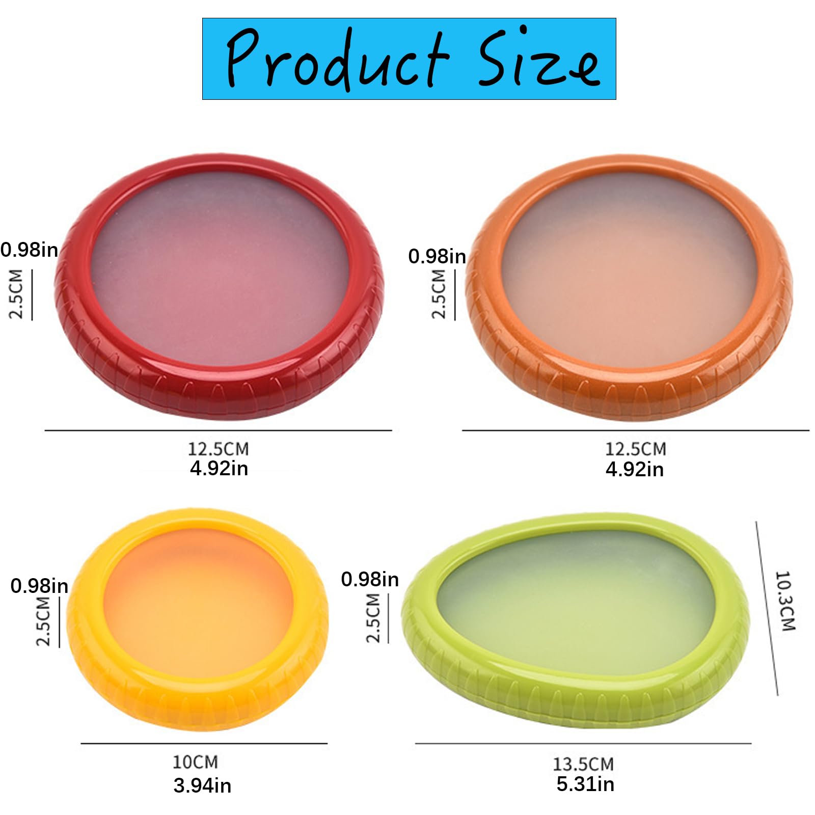 Winb airtight seal preserves freshness of fruits and small foods.