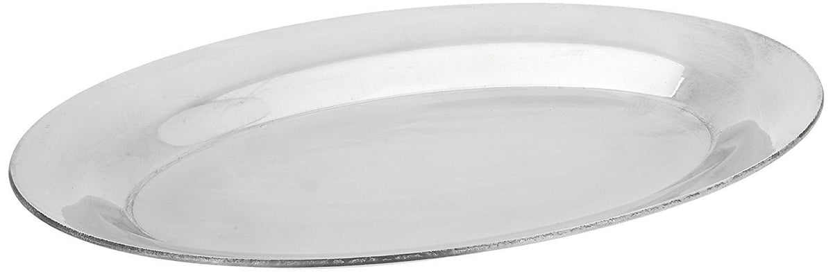 Winco APL-10 aluminum sizzling platter for hot, crisp dishes at tables